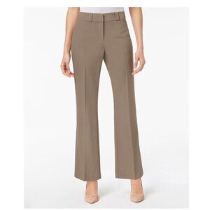 SOILED Alfani Womens Curvy Fit Mid-Rise Bootcut Pants Tan Size 4 $50 FF383
